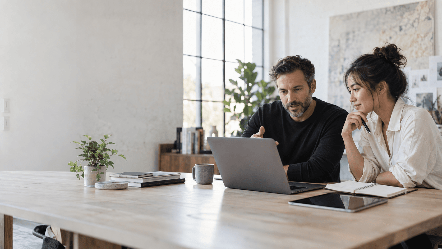 Founder and product strategist reviewing a software concept