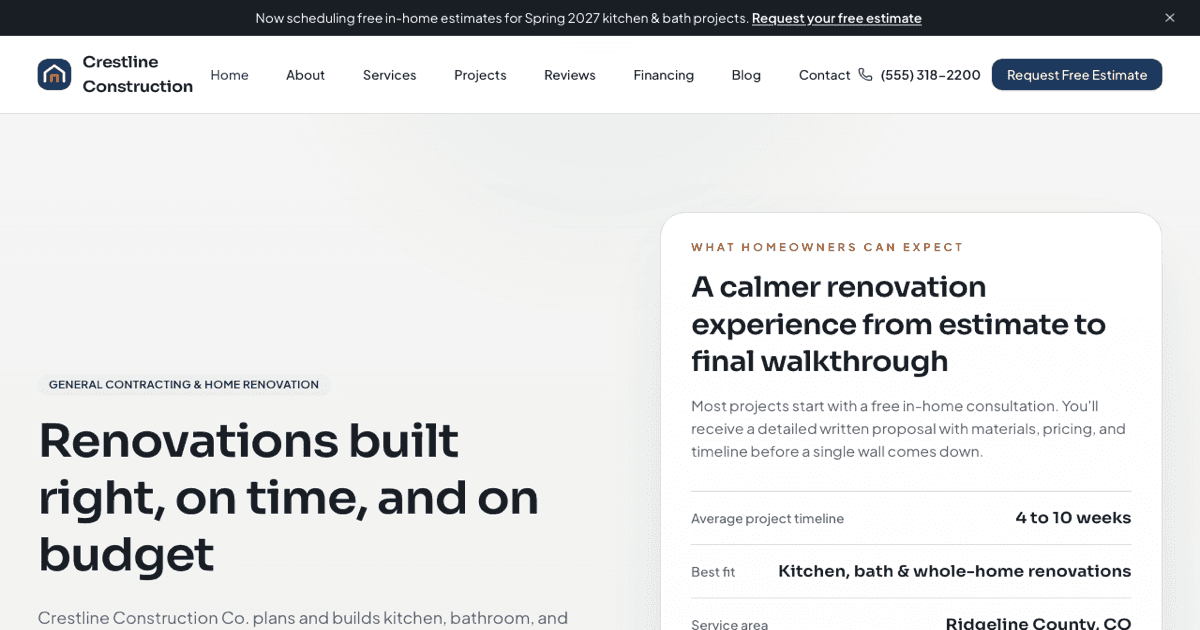 Contractor Pro product preview