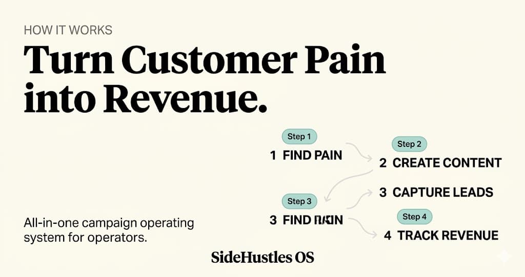 SideHustles OS product preview