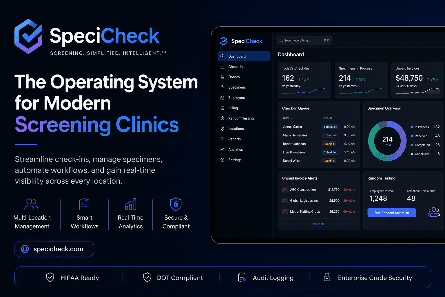SpeciCheck product preview
